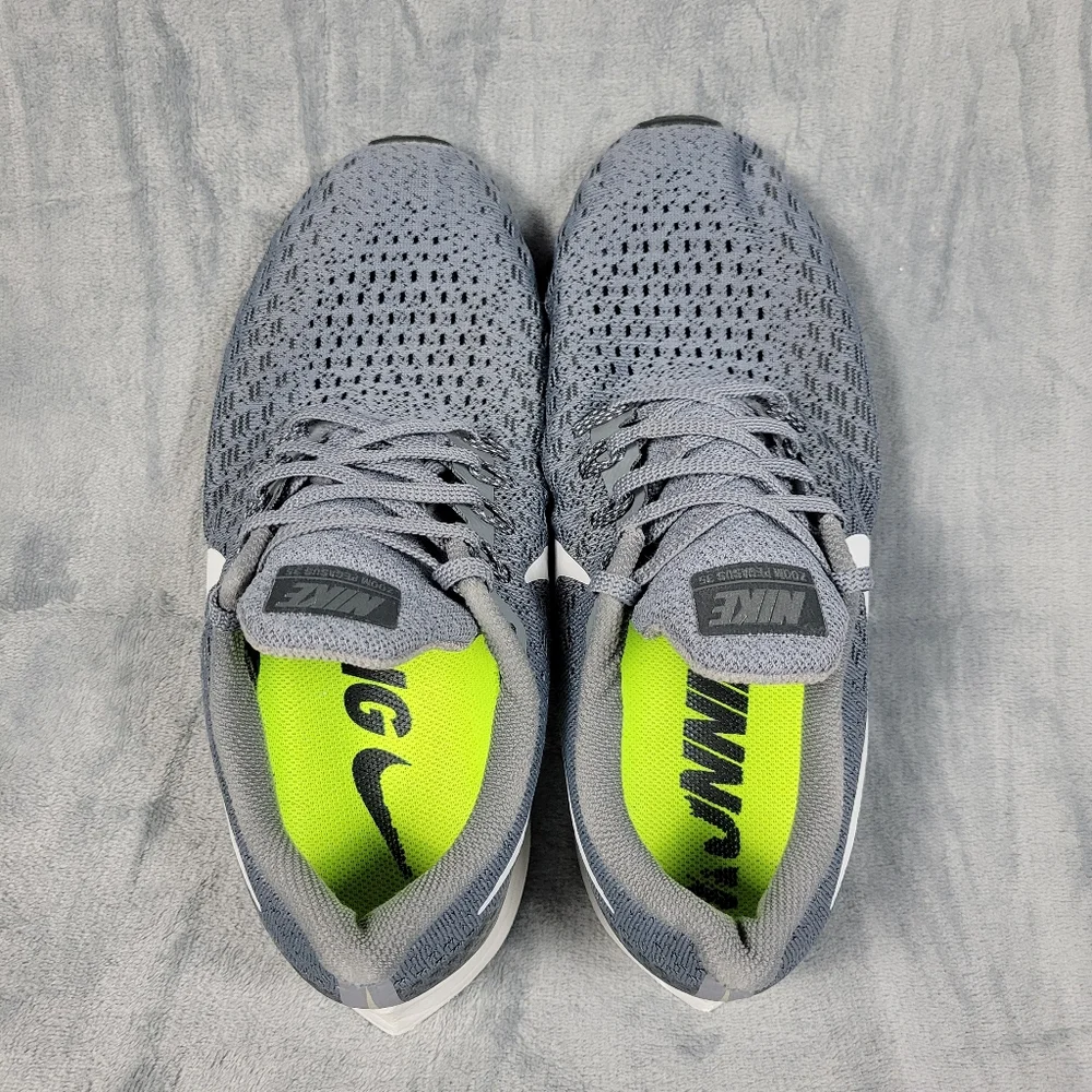 Nike Air Zoom Pegasus 35 Gray Running Shoes Mens Size 8 942854-005